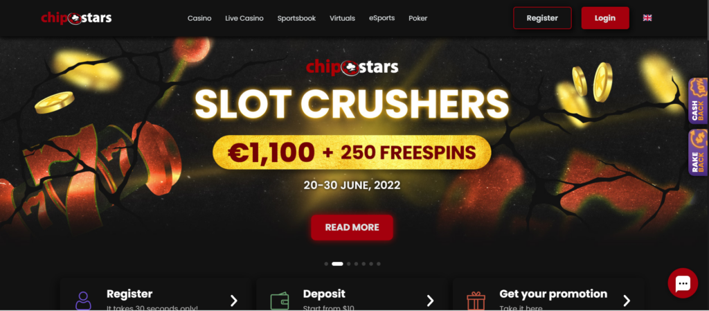 Chipstars crypto casino review