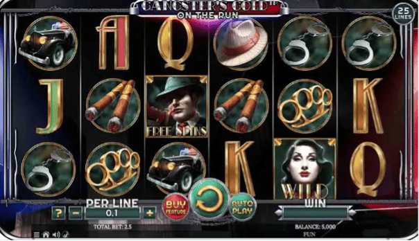 Gangster's Gold - crypto casino game