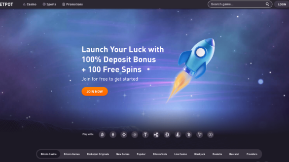 Rocketpot Crypto Casino Review