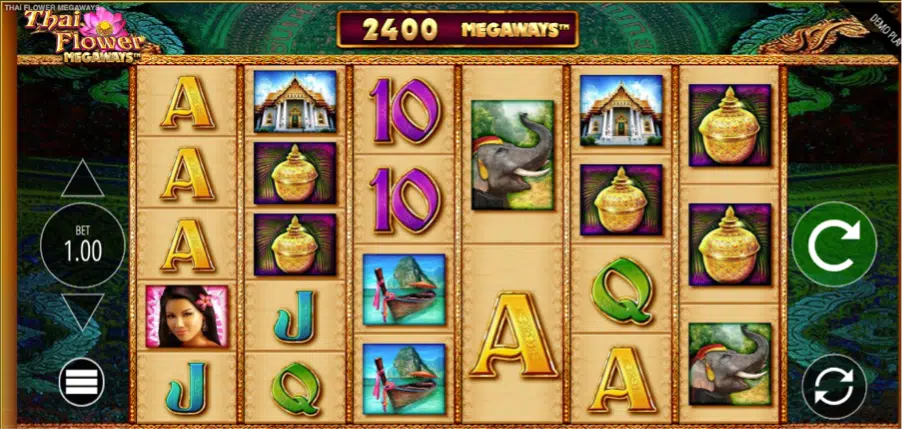 Thai Flowers Megaways Free Play - Full Demo Available at VIPCoin Casino
