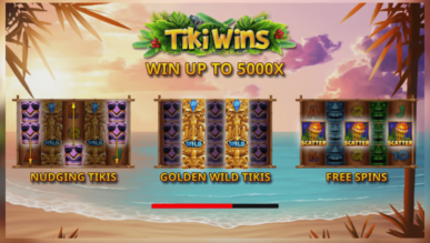 Tiki Wins free bitcoin casino game