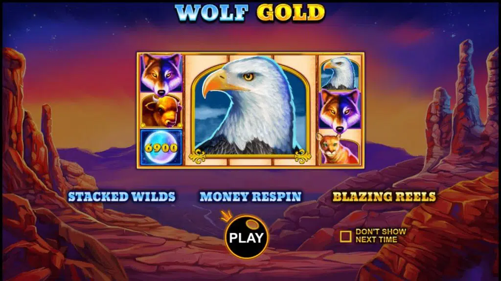 Wolf Gold demo - play free casino slots at VIPCoin Casino