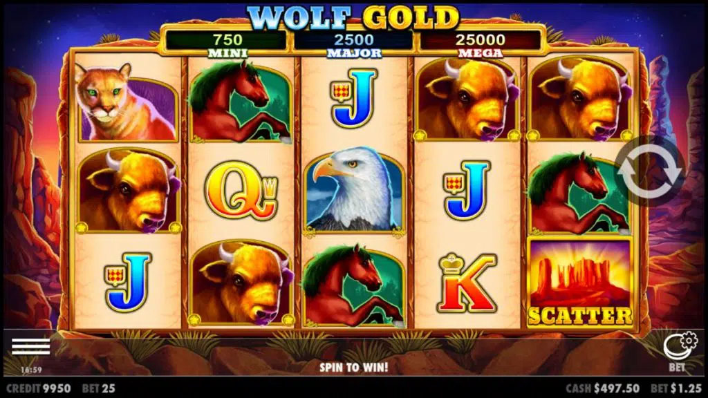 Wolf Gold demo - play free casino slots at VIPCoin Casino