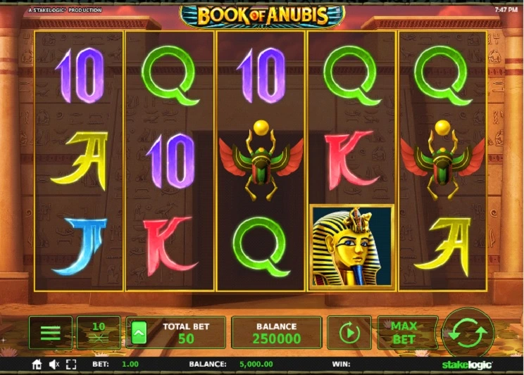 Play Book of Anubis at bitcoin casinos