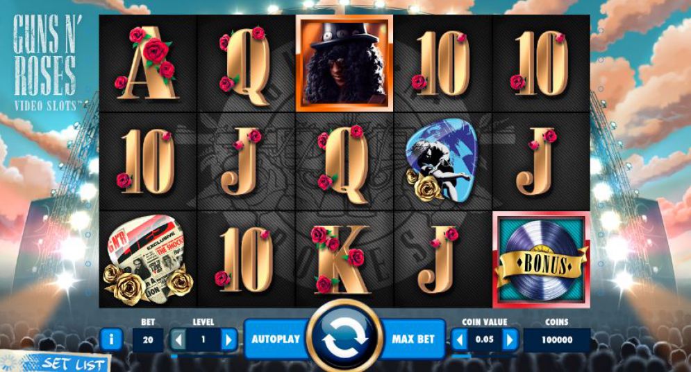 How to play Guns N' Roses slot with crypto