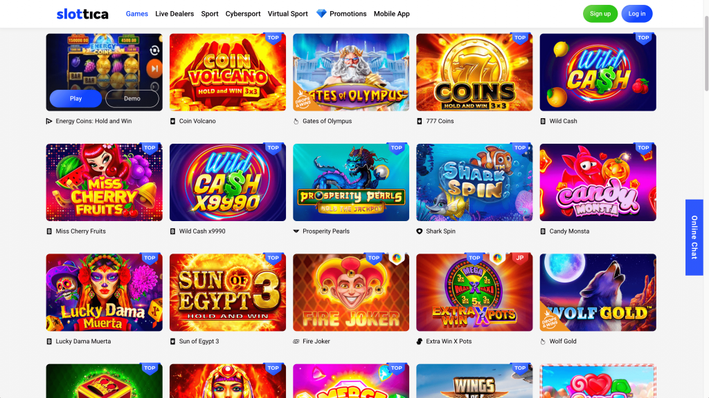 Slottica bitcoin casino games